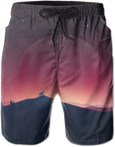 burgundy swim trunks