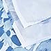 MangGou Fabric Shower Curtain,Japanese Style Flowers Shower Curtain Liner, Polyester Bathroom Curtain with 12 Hooks,Machine Washable,Teal & Blue,72 x 72 inch