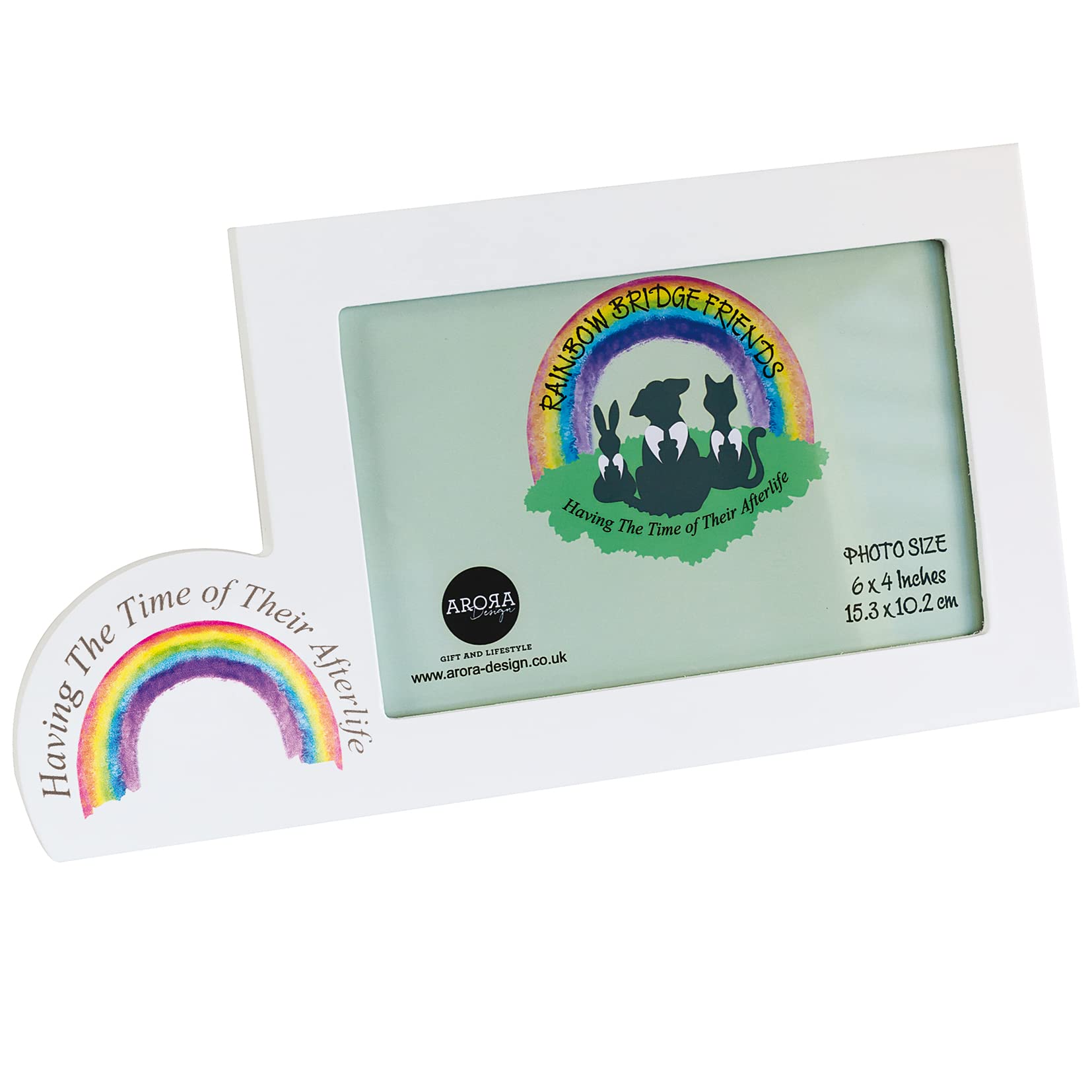 Rainbow Bridge Friends 2342 Pet Wings Photo Frame Landscape