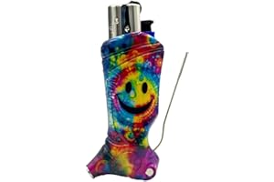 Toker Poker - Clipper Lighter Case Multi Tool, Hippy Van Collection, All Inclusive Tool for Camping and Other (Smiley)