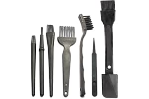 Mini Keyboard Cleaning Brushes 7 Pack Multi-Purpose Brushes Small Gaps Computers, Keyboards, PCBs, Vents, Car Interior, Windo