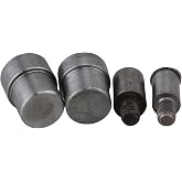 BQLZR Snap Fastener Heavy Duty Press Button Die Pattern Die Set for Hand Press Machine Setter for 633 Snap Button