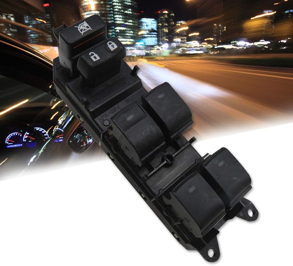 Grebest Car Window Switch Car Interior Parts Car Window Switch Electric Car Power Window Control Switch 84040-33100 for Toyota Prado GRJ200
