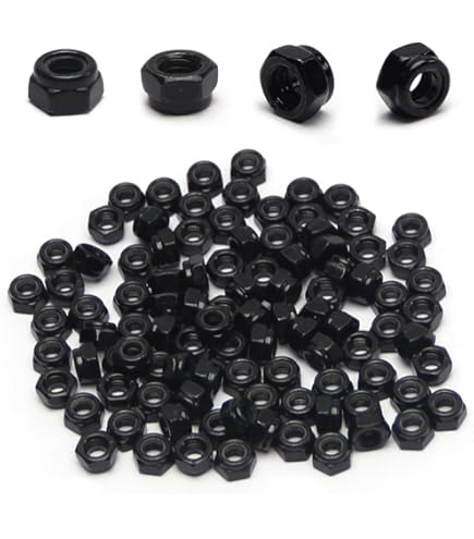 Amazon.com: Axial Serrated Nylon Lock Nut Black 4mm (10), AXIC3150