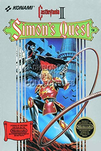 CGC Huge Poster - Castlevania II Original Nintendo NES Box Art - CAS021 (24" x 36" (61cm x 91.5cm))