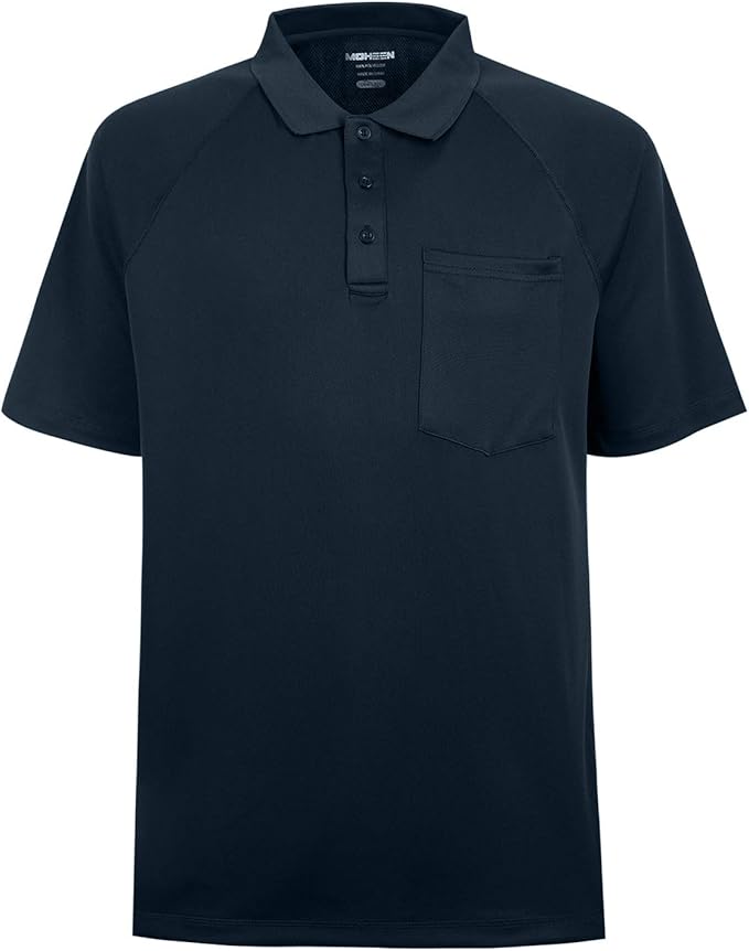 MOHEEN Men's Quick Dry Short Sleeve Polo Shirts UV Protection Outdoor