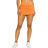 MEIVSO Women's Pleated Workout Tennis Skirts with Pockets Activewear Sports Skort Built-in Shorts
