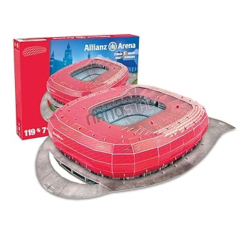 3D Stadion-Puzzle Allianz Arena Münc.rot