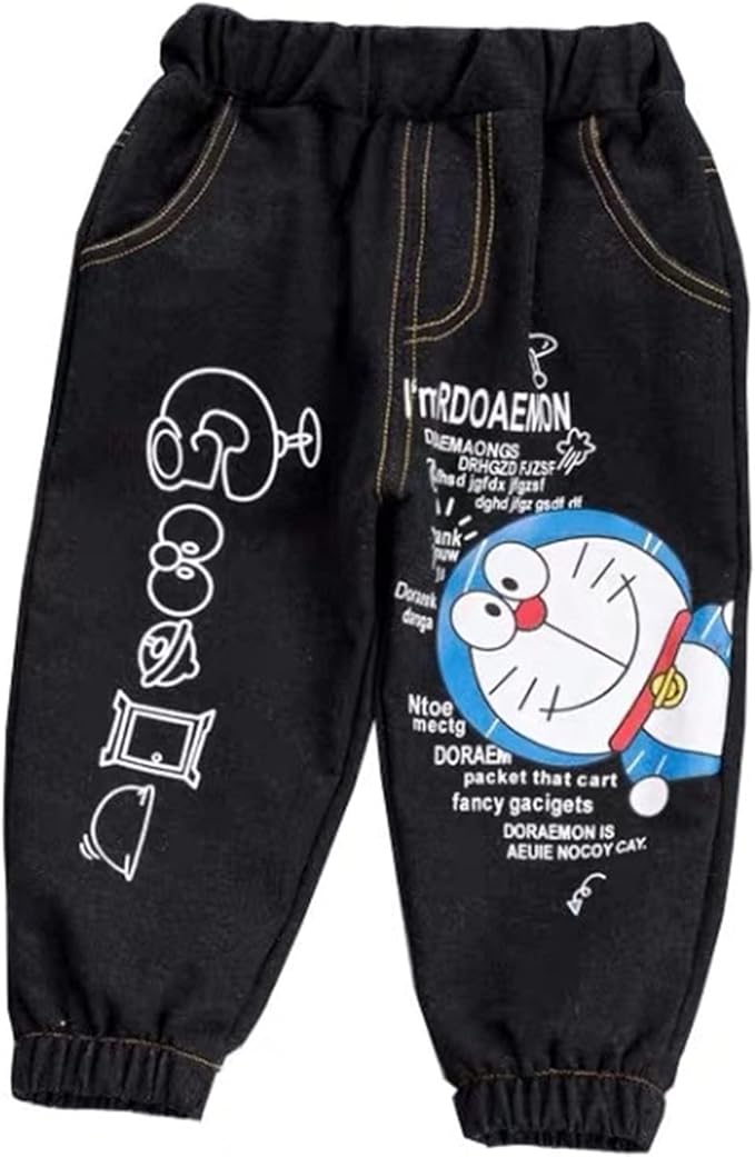 Amazon カウボーイズボン ドラえもん 子供 春 秋 ロングパンツ 通販