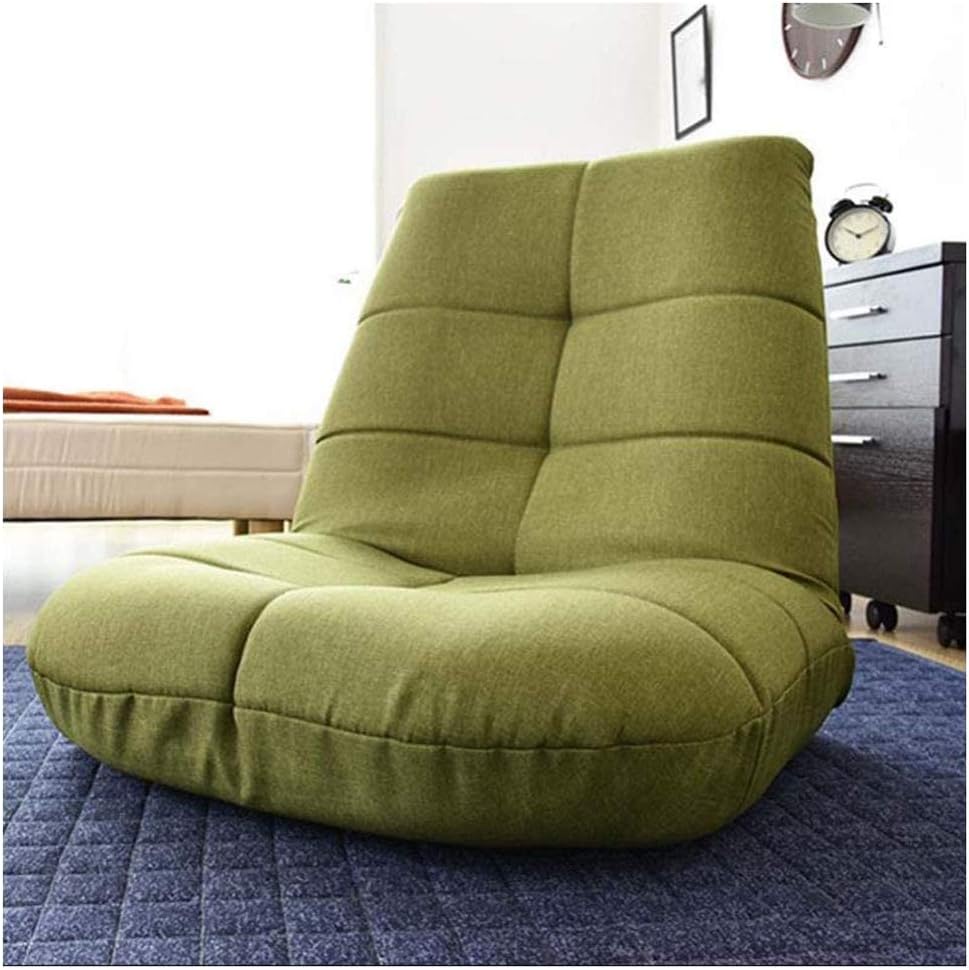 Lazy Lounge Sofa Green Respaldo Ajustable Silla Plegable para ...