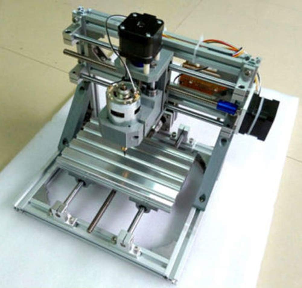 TOPCHANCES DIY Mini 3 Axis Router CNC Machine Control CNC Engraver PCB PVC Milling Wood Carving Machine Wood Router Motor Machine