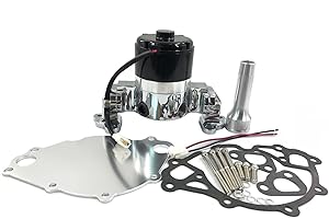 PATEYNEY Small Block For Ford Electric Water Pump 289 302 351W SBF High Volume Flow Chrome