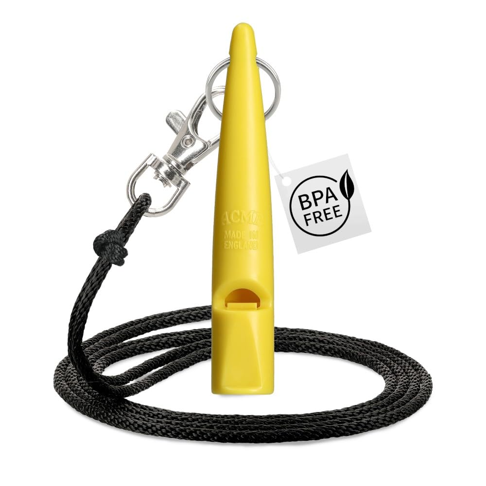 ACME dog whistle no. 210.5 with whistle strap | Original from England | Ideal for dog training | Food-Grade ABS Material | Standardized frequency | Loud and far-reaching
