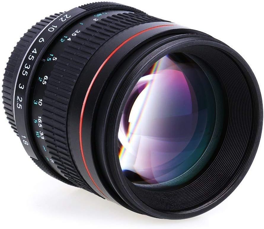 JINTU 85mm F1.8 Manual Focus Full Frame Prime Lens Portrait Lens for C