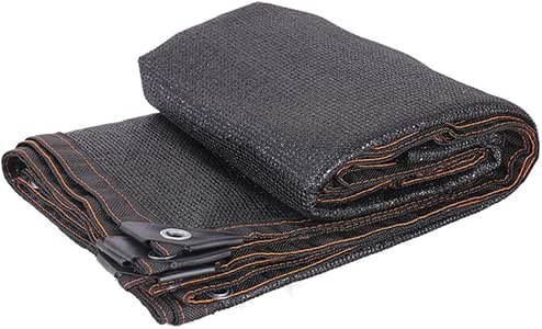Black Sun Mesh Shade Taped Edge With Grommets,85%-95% Heavy Duty Sun