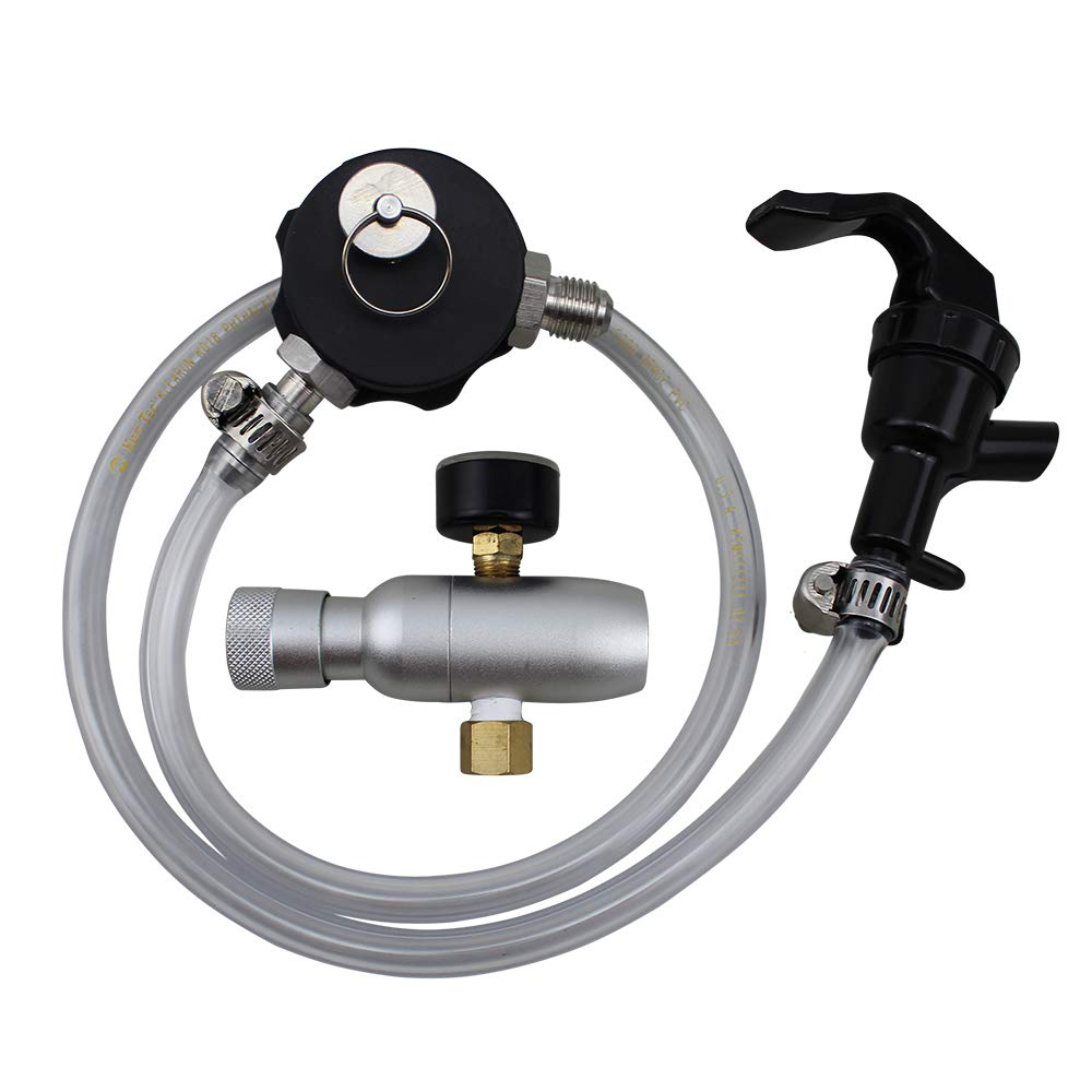 Pressurized CO2 Growler Dispenser Tap for Glass Beer Growlers