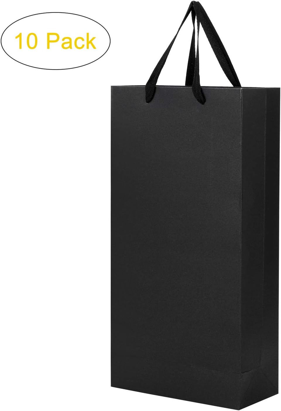 10pcs Wine Gift Bags Paper Champagne Carrier Bag Double Wine Bottle Storage Holder Tote Bag with Handle for Birthday Wedding Anniversary Celebration Party Favors - Image 3