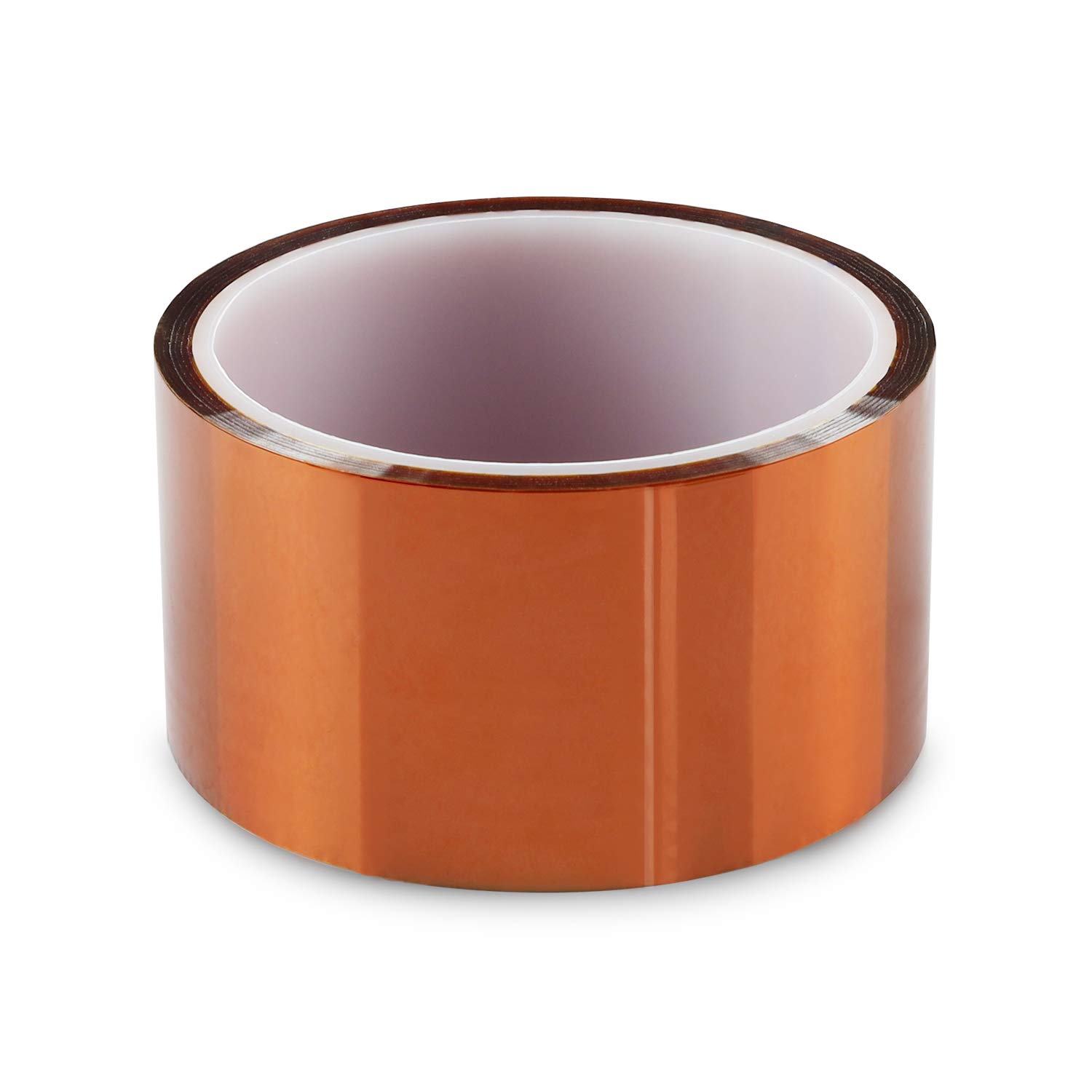 Gdrtwwh High Temp Tape,1 Roll Polyimide High Resistant Tape 2 inches Kapton Tape High Temperature Tape with Silicone Adhesive for Masking,Soldering,Electrical, etc.