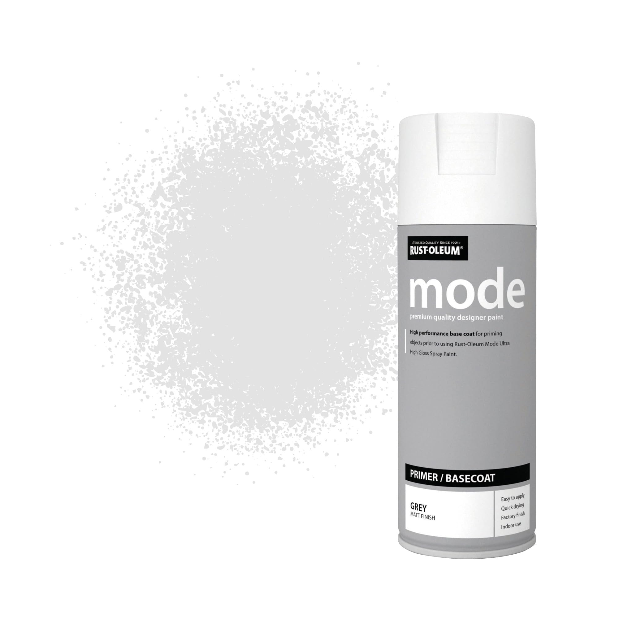 Rust-Oleum 400ml Mode Spray Paint Aerosol Primer - Grey