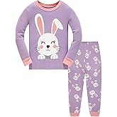 Toddler Girl Pajamas Sets Long Sleeve Cotton Pajamas Baby Girls Clothes PJs Two Piece Kids Jammies 2 to 10 Years