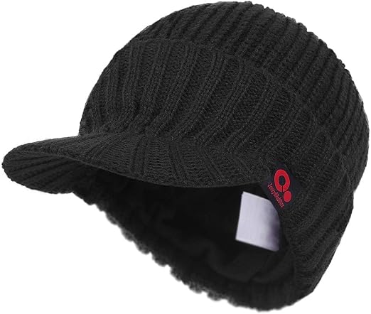 ski cap with visor