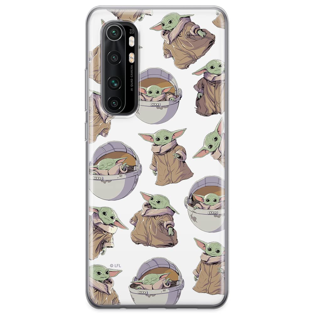 ERT GROUP mobile phone case for Xiaomi MI NOTE 10 Lite original and officially Licensed Star Wars pattern Baby Yoda 028 optimally adapted to the shape of the mobile phone, case made of TPU