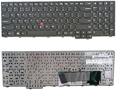 Replacement Keyboard for Lenovo IBM Laptop - All Models available1 Year Warranty LaptopKing (ThinkPad E531 E540 W540 W541 W550 E545 T540 T550, Black)