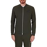 Armani Exchange Men's Box Logo Knit Bomber Jacket