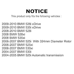 SIM Front Rear Semi-Metallic Brake Pads Kit