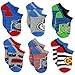 Thomas Train Boys 6 pack Socks (4-6 Toddler (Shoe: 7-10), Thomas Stripes Multi)