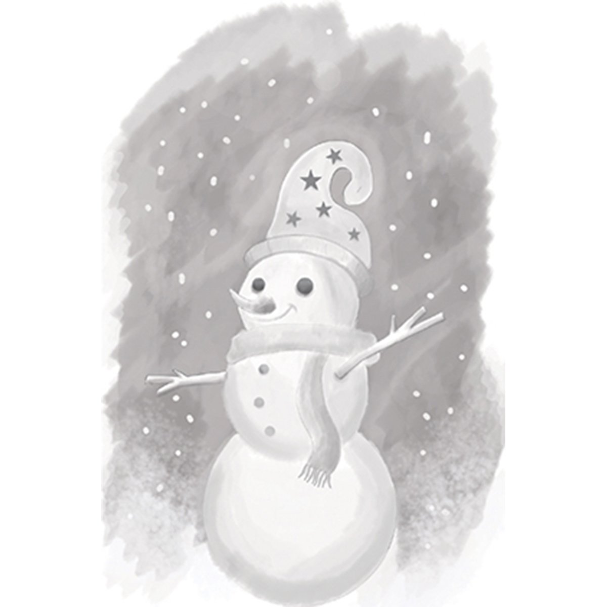 Spellbinders Whimsical Snowman 3D Shading Stamp, Multicoloured