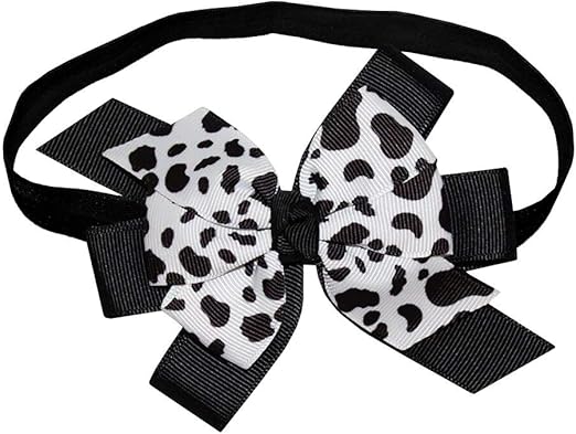 cow print headband for baby girl