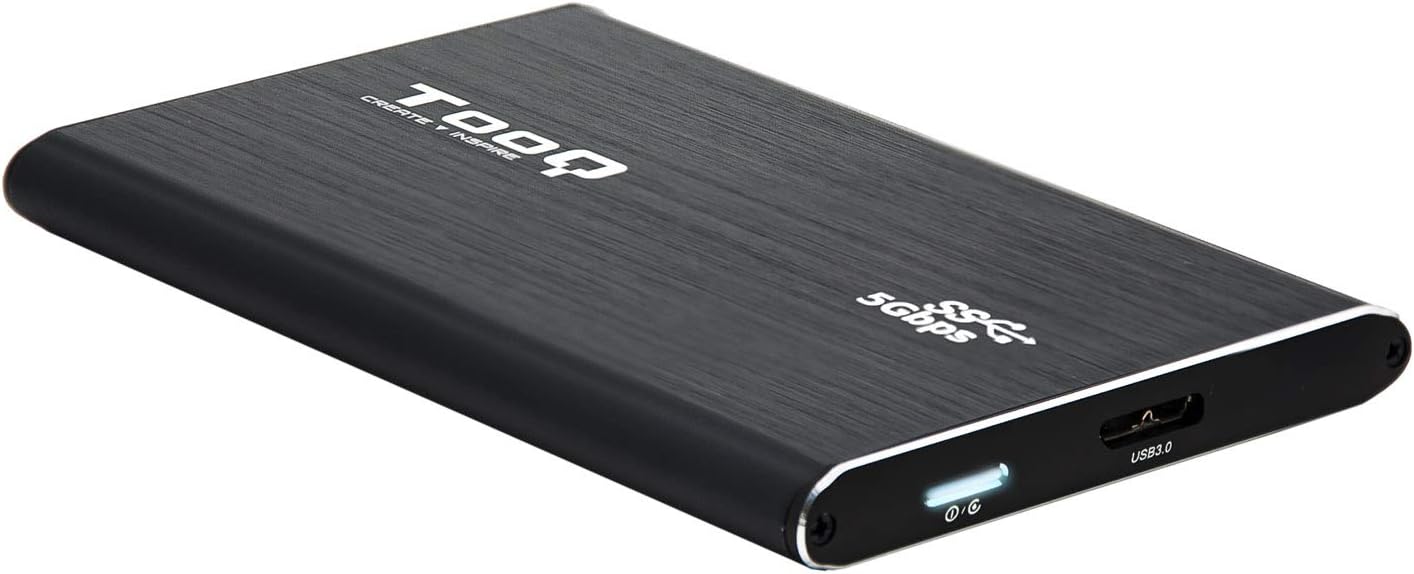 TooQ TQE 2529B External Enclosure for Hard Drives - 2.5 Inches, Color: Black