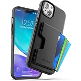 ENCASED Wallet Case for iPhone 15 (2023) with Card Holder - Black