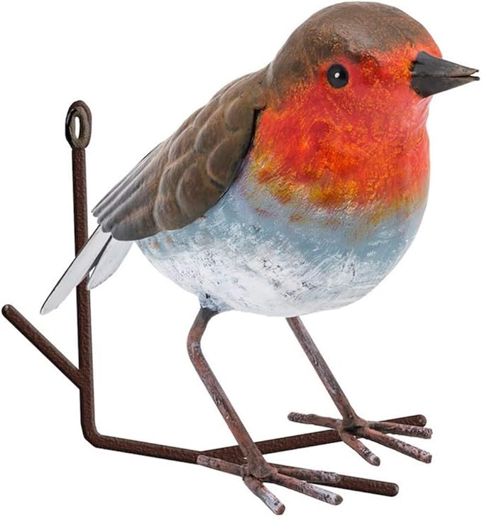 Yard, Garden & Outdoor Living Vivid Arts Wood Life Perching Robin 16cm