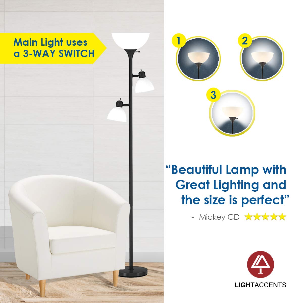 tall torchiere floor lamp