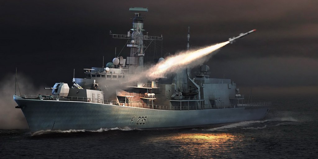 Trumpeter 1: 350 - HMS Monmouth Type 23 Frigate