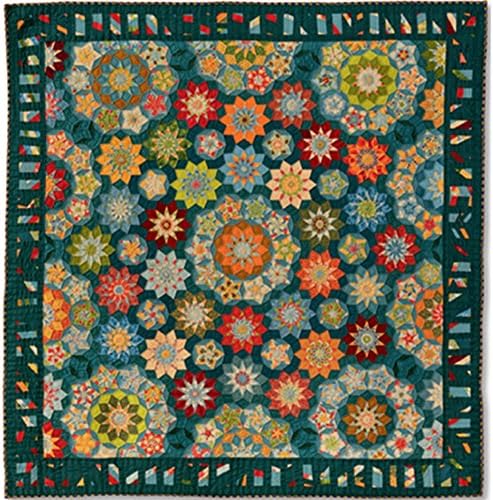 Moncarapacho Quilt - Millefiori Quilts 3 by Willyne Hammerstein (Original 3/8" Templates, Papers, and Book)