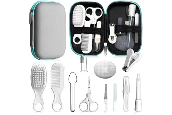 Baby Grooming Kit - Nursery Essentials Baby Registry Shower Gift for Newborns, Infants, Toddlers, Boys, Girls Kids-Safety Bab