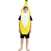 HORTYZON Kids Banana Costume Boys Girls Banana Halloween Costumes