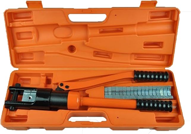 Manuel Pinces A Sertir Hydraulique Manuel De Tuyau De Climatisation Pour Sertir Des Cosses En Cuivre Et En Aluminium Coupe Rapide Amazon Fr Cuisine Maison