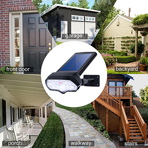 Solar Motion Sensor Lights OTHWAY Bright Wireless Security Lights Off Grid Electronics