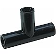 Raindrip 348G00UB Compression Tee, 5/8-Inch, Drip Irrigation Fitting for Supply Tubing and Dripline, Black