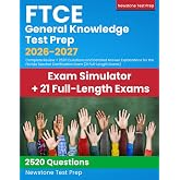 FTCE General Knowledge Test Prep 2026-2027: Complete Review + 2520 Questions and Detailed Answer Explanations for the Florida Teacher Certification Exam (E-Learning Access)