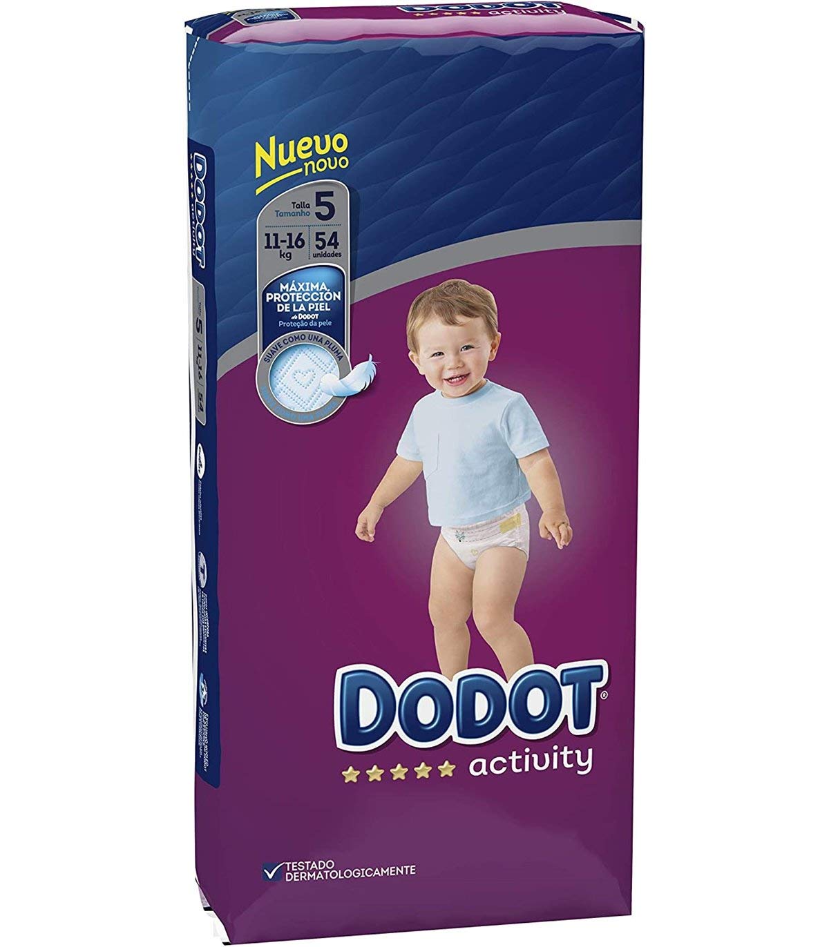 Dodot Activity Diapers Size 5, 54 Diapers, 11-16 kg