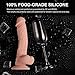 Utimi Ultra-long 9.7 Inches Realistic Silicone Dildo with Suction Base