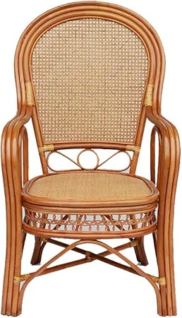 Chqyy Wicker Chair Classic Chair Hand Woven Woven Leisure Wicker Chair Cool High Back Armchair Home Office Chair Seat 18 5 Color B Amazon Co Uk Kitchen Home