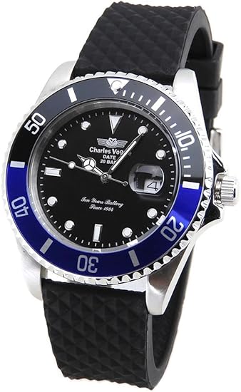 Amazon シャルルホーゲル Charles Vogele 気圧防水 カレンダー付き ダイバーズデザイン メンズ 腕時計 ウォッチ 黒 ブラック ネイビー レッド ダイヤカットウレタンバンド Cv 9085 ブルー ブラック 並行輸入品 メンズ腕時計 腕時計 通販 Amazon シャルルホーゲル Charles Vogele 気圧防水 カレンダー付き ダイバーズデザイン メンズ 腕時計 ウォッチ 黒 ブラック ネイビー レッド ダイヤカットウレタンバンド Cv 9085 ブルー ブラック 並行輸入品 メンズ腕時計 腕時計 通販