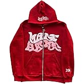 ZENMANCHEN Y2k Hoodies Puff Print Hoodie Grunge Graphic Zip Up Hoodies Y2k Jacket Hip Hop Streetwear Aesthetic Sweatshirts