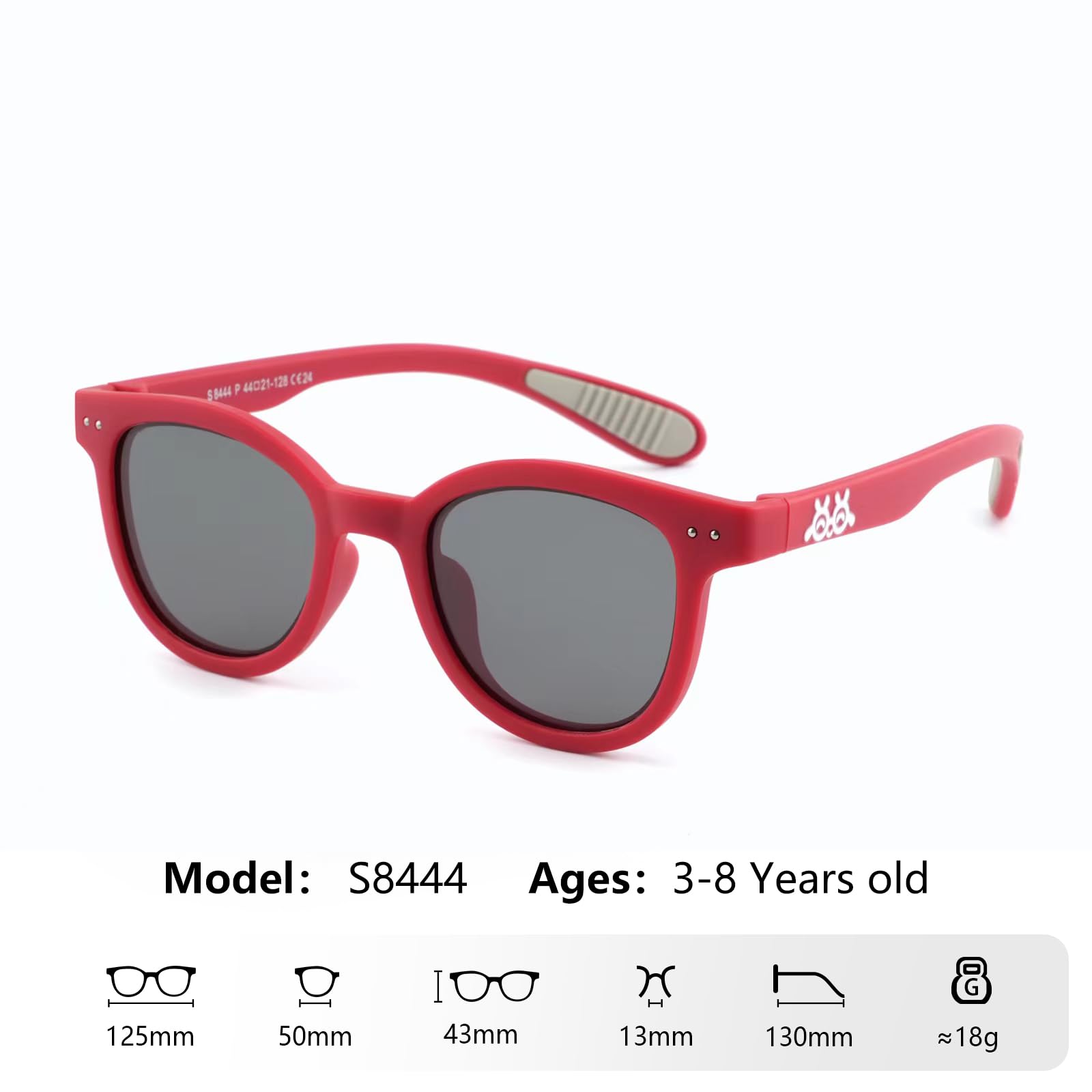 EYEBUDDY Kids Toddler Sunglasses Age 2-4/3-5 Boys Girls Polarized UV Protection Sun Glasses for Age 2-8 Pack of 2